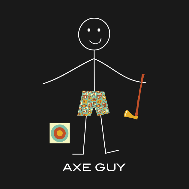 Funny Mens Axe Throwing by whyitsme