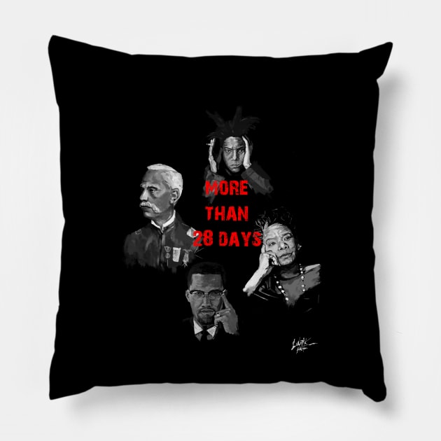 More than 28 Days Pillow by Art Of Lunatik