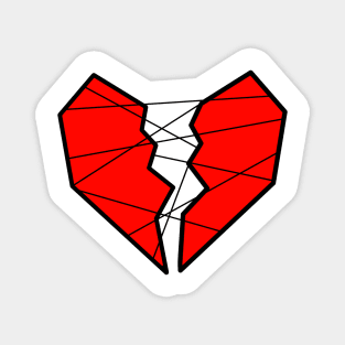 Broken Heart Held Together Magnet