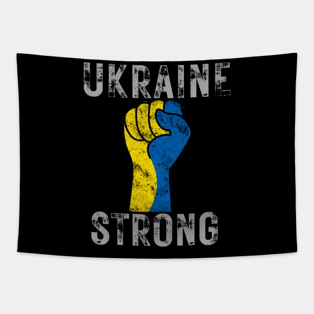 Ukraine Strong Tapestry by WearablePSA