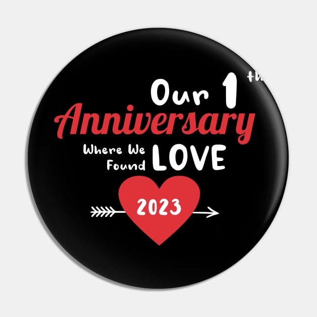 1th Anniversary where we found love 2023 Pin by kifuat666666