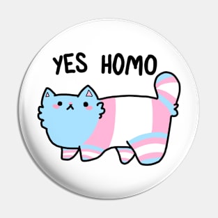 Trans Cat Pin