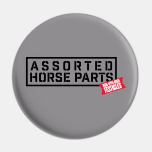 Assorted Horse Parts (Black) Pin