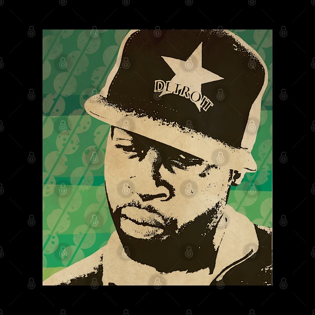 J Dilla // Retro Poster Hiphop by kulinermodern