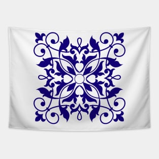 Vintage Azulejos Tile Tapestry