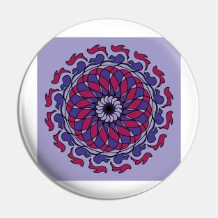 Circle Mandalas 158 (Style:17) Pin