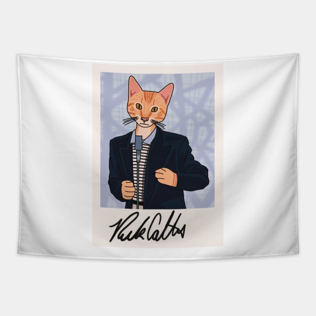 Rick Catley Tapestry by Sunsettreestudio