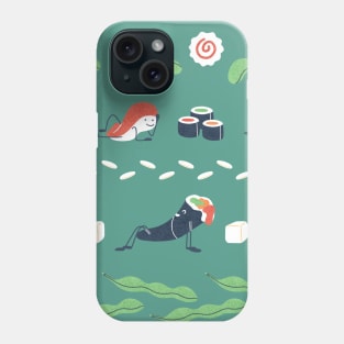 Sushi Striped Pattern Phone Case