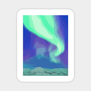 Aurora Borealis - Landscape Magnet