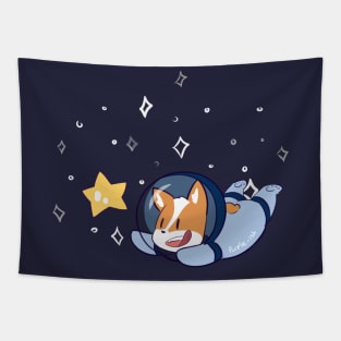 Space Corgi Tapestry