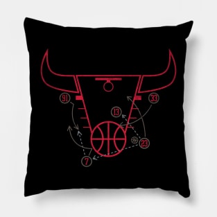 Bulls Play Pillow