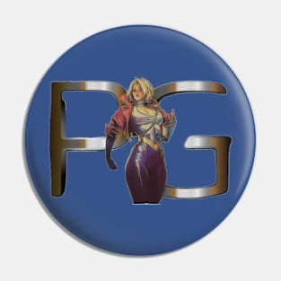 The Girl of Power Pin