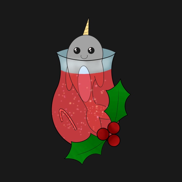 Holiday Narwhal by Gumii Designs