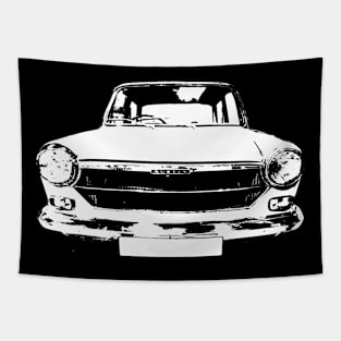 Austin 1100 1960s classic car monoblock white Tapestry