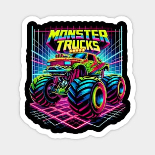 Monster Truck Birthday Party Monster Trucks Magnet