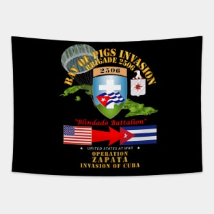 Operation Zapata - Bay of Pigs  - Cuba Invasion Tapestry