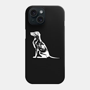 White dual dog Phone Case