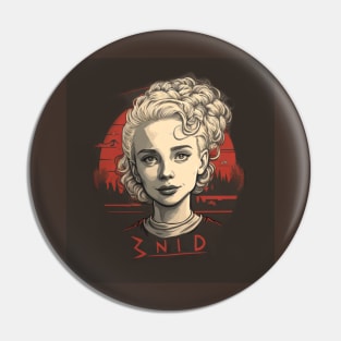 ADDAMS Family, Wednesday, ENID-inspired design, Pin