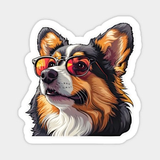 Cool Corgi Magnet