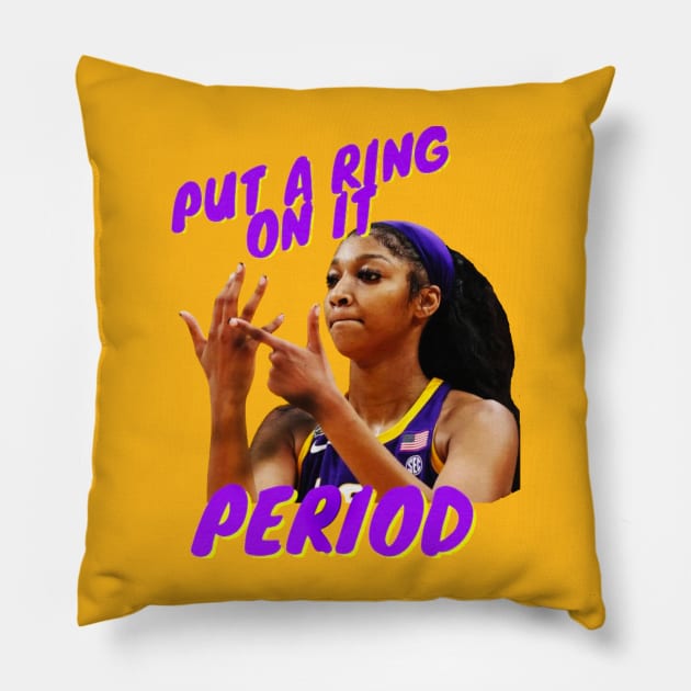 Put a Ring on it Period Pillow by wizardwenderlust