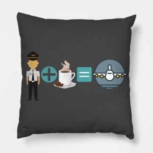 Pilot + Coffee = Flight Pillow