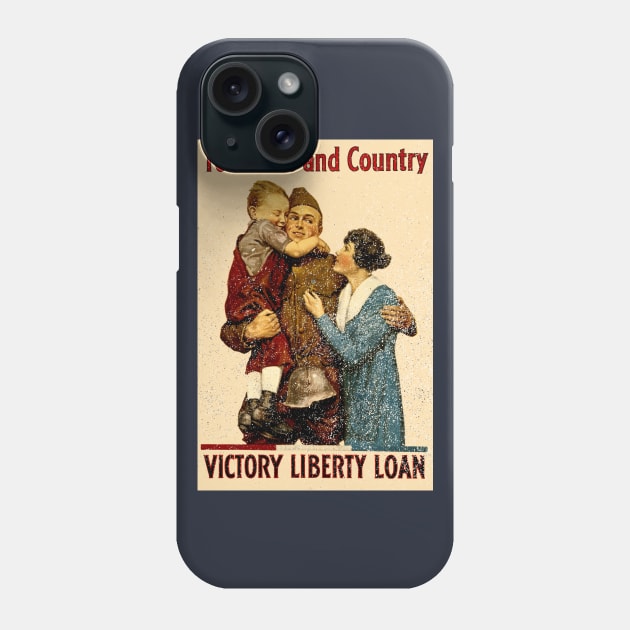 War Bond Poster (weathered) Phone Case by GloopTrekker