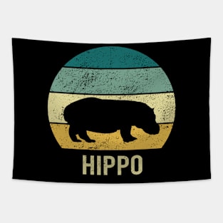 Hippo At Sunset A Gift For Hippo Lovers Tapestry