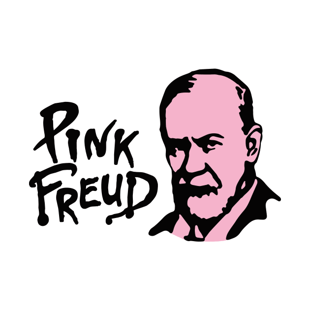 Funny Pink Freud - Sigmund Freud by LaundryFactory