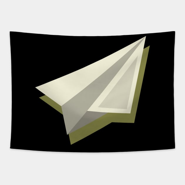 Pilot Paper Plane Design Tapestry by Bazzar Designs