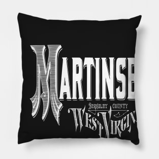 Vintage Martinsburg, WV Pillow