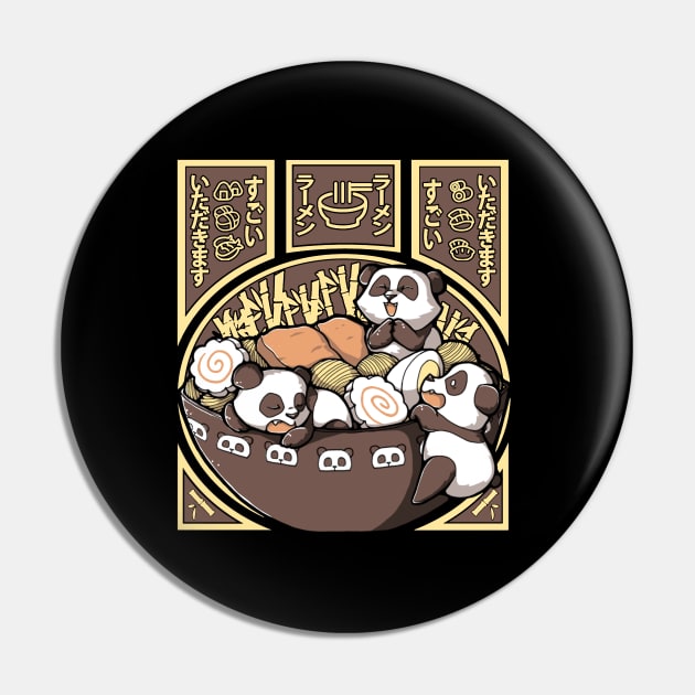 Panda Ramen Pin by xMorfina