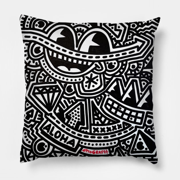 School Days Pillow by Ottograph