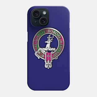 Clan Crawford Crest & Tartan Phone Case