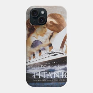 Sloth as Jack Dawson in Titanic - Print / Home Decor / Wall Art / Poster / Gift / Birthday / Sloth Lover Gift / Animal print Canvas Print Phone Case