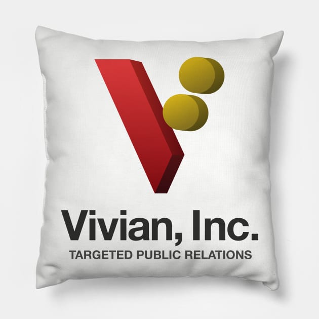 Vivian (dark) Paladins Champion Logo Pillow by dcmjs