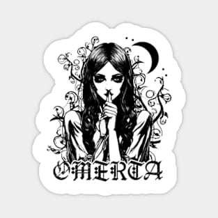 silence omerta Magnet