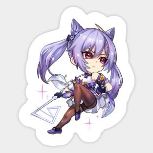 Keqing Talents Sticker for Sale by crvptidnx
