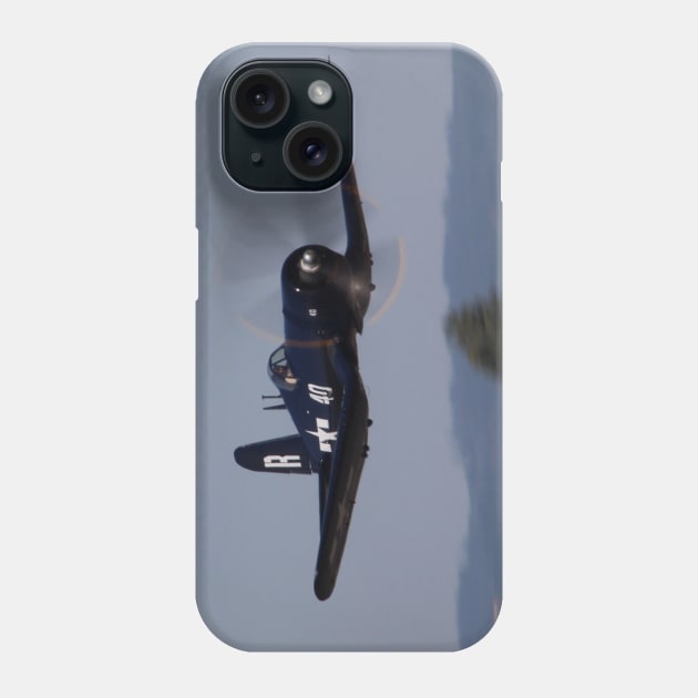 F4U-7 Corsair Flyby Phone Case by acefox1