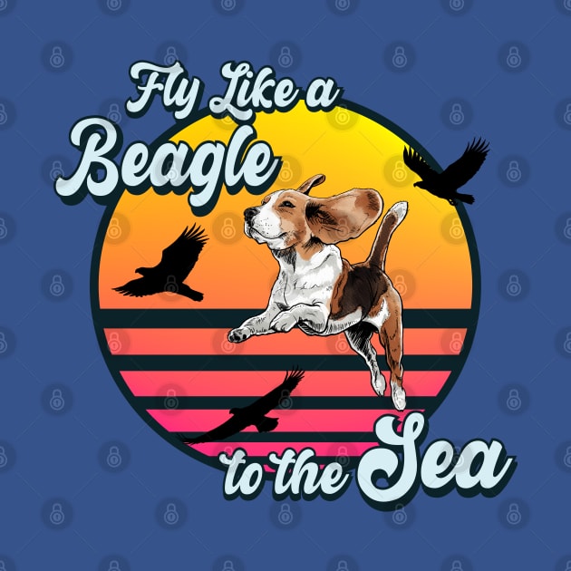 Fly Like a Beagle by aparttimeturtle