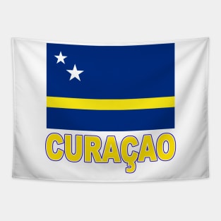 The Pride of Curacao - Island Flag Design Tapestry