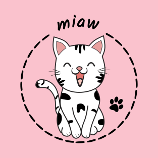 Cat Miaw, Cat Meow T-Shirt