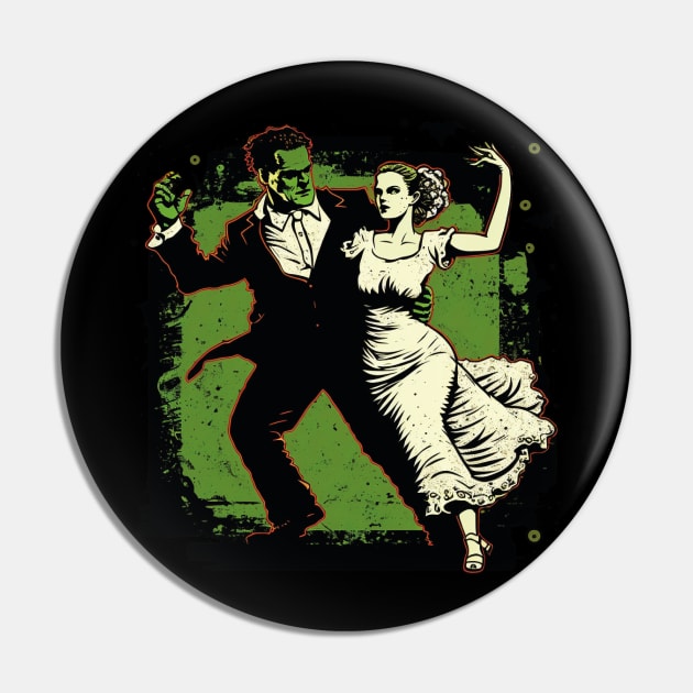 frankenstein dance Pin by horrorshirt