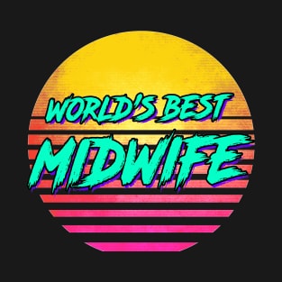 1980s Retro Midwife Gift T-Shirt