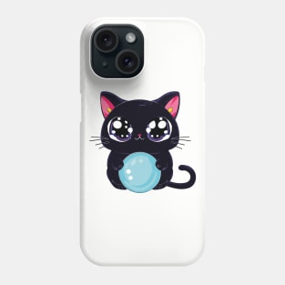 Magic Black Cat Meowgical Phone Case