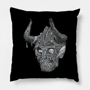 Zombie Skull Warrior #27 Pillow