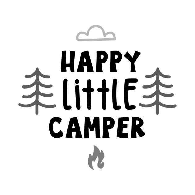 Happy Little Camper Outdoors Shirt, Hiking Shirt, Adventure Shirt by ThrivingTees