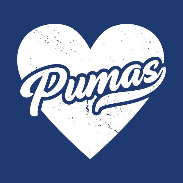 Vintage Pumas School Spirit // High School Football Mascot // Go Pumas by SLAG_Creative