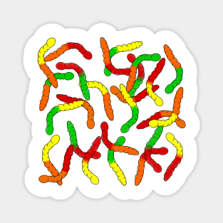 Gummy Worms Magnet