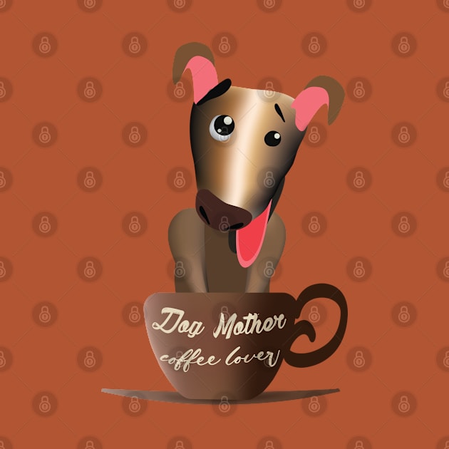 Dog mother coffee lover by ArteriaMix