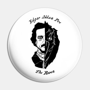 Raven Allan Poe Pin